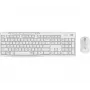 LOGITECH Mk295 Silent Wireless Combo, Cremeweiß, QWERTY, Dänisch/Norwegisch/Schwedisch/Finnisch