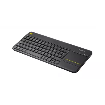LOGITECH Wireless Touch Keyboard K400 Plus - Schwarz - Qwerty UK