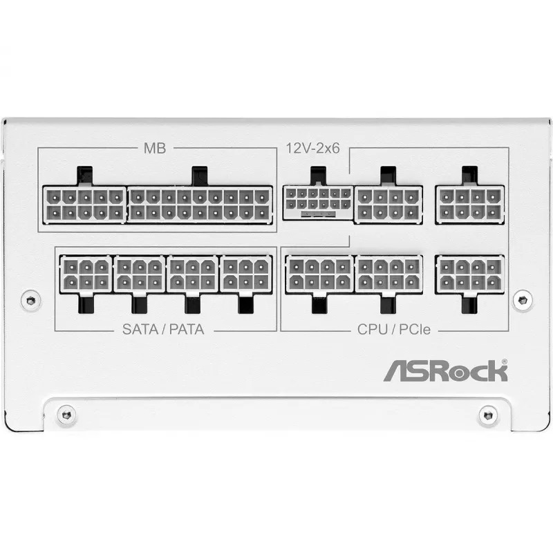 ASROCK Steel Legend SL-850G 850 W 80+ Gold weißes ATX-Netzteil