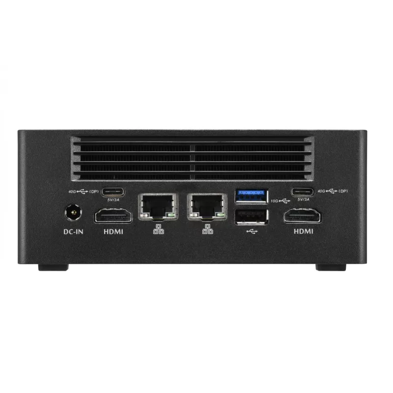 Shuttle Nano PC NT10H5, Intel Core Ultra 5 125H, Intel Arc Grafik, 2xHDMI, 2xUSB 4.0 (DP), 2x2,5Gbit LAN, inkl. VESA 24/7 Dauerbetrieb