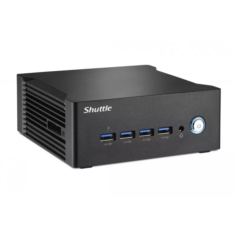 Shuttle Nano PC NT10H5, Intel Core Ultra 5 125H, Intel Arc Grafik, 2xHDMI, 2xUSB 4.0 (DP), 2x2,5Gbit LAN, inkl. VESA 24/7 Dauerbetrieb