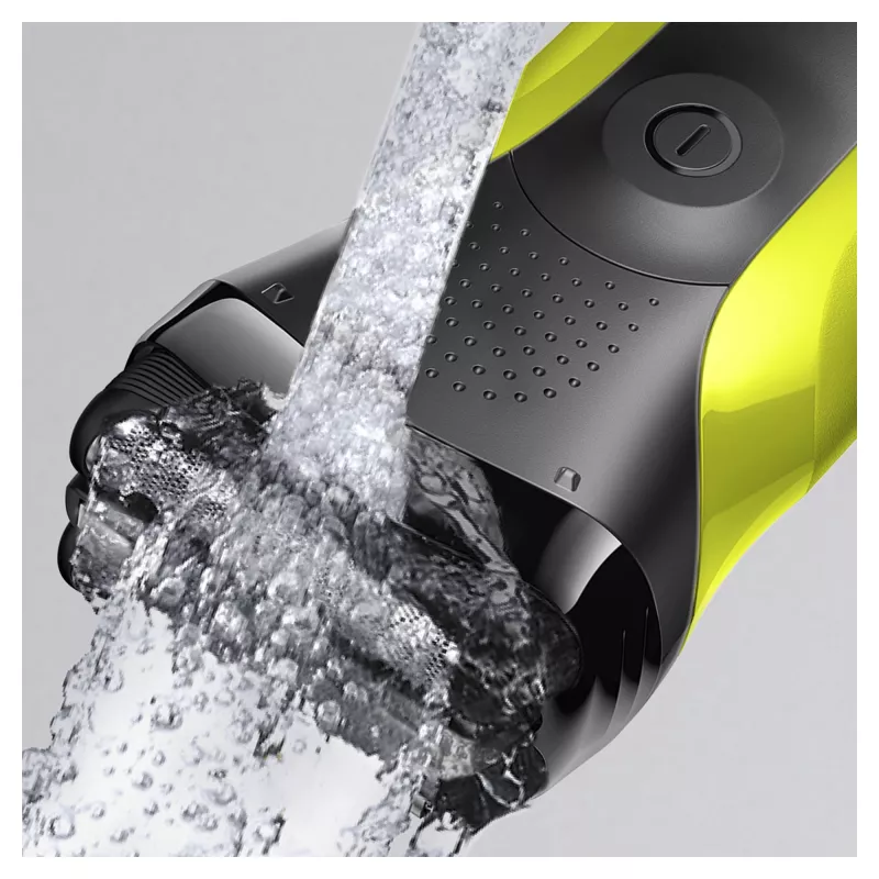 Braun Series 3 Shave&Style 300BT Elektrorasierer, Rasierer für Herren, Schwarz/Volt Green