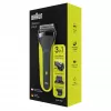 Braun Series 3 Shave&Style 300BT Elektrorasierer, Rasierer für Herren, Schwarz/Volt Green