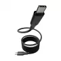 PanzerGlass empower™ by ® Magnetic 240W USB-C to USB-C Kabel | USB 2.0 | 1,5 m | Space Black