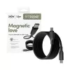 PanzerGlass empower™ by ® Magnetic 240W USB-C to USB-C Kabel | USB 2.0 | 1,5 m | Space Black