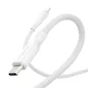 PanzerGlass empower™ by ® Racing 240W USB-C-auf-USB-C-Kabel | USB 2.0 | 1,2 m | Silberweiß