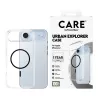 PanzerGlass CARE by Flagship Case Hülle für iPhone Air, transparent Urban Explorer mit schwarzem MagSafe