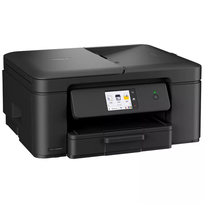 Broder 3-in-1 Kompakter WLAN-Tintenstrahldrucker DCP-J1460DW, Tintenstrahl, Farbdruck, 1200 x 6000 DPI, Farbkopieren, A4, Schwarz