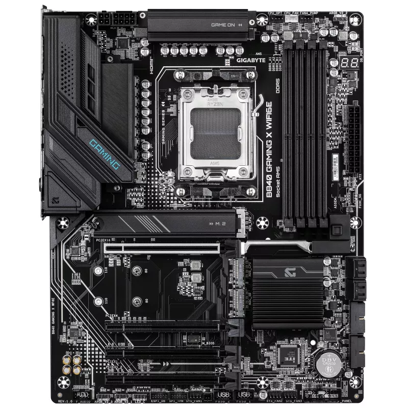 GIGABYTE B840 GAMING X WIFI6E Mainboard, AMD B840, Sockel AM5, ATX