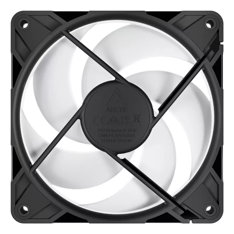 ARCTIC Freezer P12 Pro Reverse A-RGB 120 mm A-RGB - PWM-Lüfter mit Kabel-Splitter