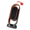Unold 86535 Keramik-Heizlüfter 3D, 1800 W, Fernbedienung, 80° Oszillation, 45° Neigungswinkel, 8-h-Timer, Schwarz/Kupfer