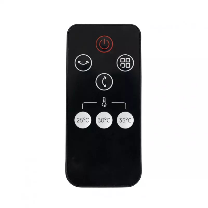 Unold 86535 Keramik-Heizlüfter 3D, 1800 W, Fernbedienung, 80° Oszillation, 45° Neigungswinkel, 8-h-Timer, Schwarz/Kupfer