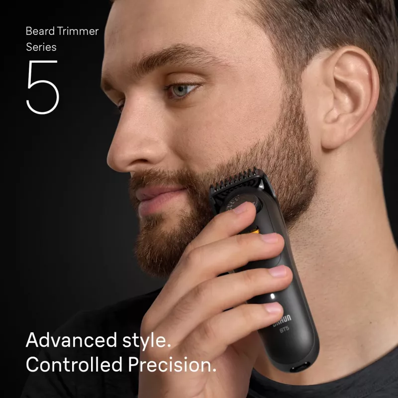 Braun BeardTrimmer 5 BT5560 Barttrimmer Akku 40 2 cm Nass & Trocken Schwarz