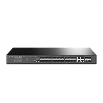 TP-Link Omada 24-Port SFP L2+ Managed Switch mit 4 10GE SFP+-Slots