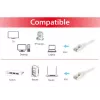 Netzwerkkabel Equip Cat.6A S/FTP RJ-45 25m Weiß