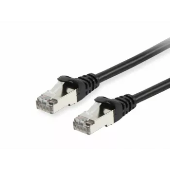 Equip Cat.6A S/FTP Patchkabel, Schwarz, 1,5 m, Cat6a, S/FTP (S-STP), RJ-45, RJ-45, Schwarz