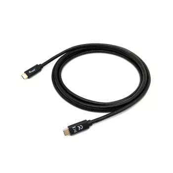 Equip USB 3.2 Gen 1x1 Type-C to C, M/M, 1.0 m, 1 m, USB C, USB C, USB 3.2 Gen 1 (3.1 Gen 1), 5 Gbit/s, Schwarz