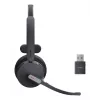 Yealink WH64 Hybrid Mono Teams Headset Kabelloses Headset für Büro/Callcenter Micro-USB Bluetooth Schwarz