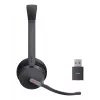 Yealink WH64 Hybrid Dual Teams Headset Kabellos Headset für Büro/Callcenter Micro-USB Bluetooth Schwarz