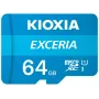 KIOXIA EXCERIA M203 microSDXC-Speicherkarte 64GB, UHS-I U1, Class 10, bis zu 100 MB/s, mit SD-Adapter, Blau