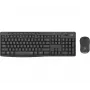 Logitech MK295 Silent Wireless Combo Tastatur Maus inklusive Office USB QWERTZ Deutsch Graphit