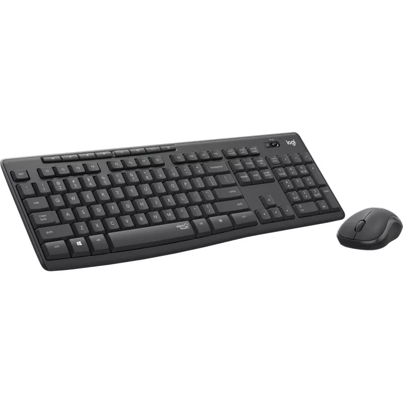 Logitech MK295 Silent Wireless Combo Tastatur Maus inklusive Office USB QWERTZ Deutsch Graphit