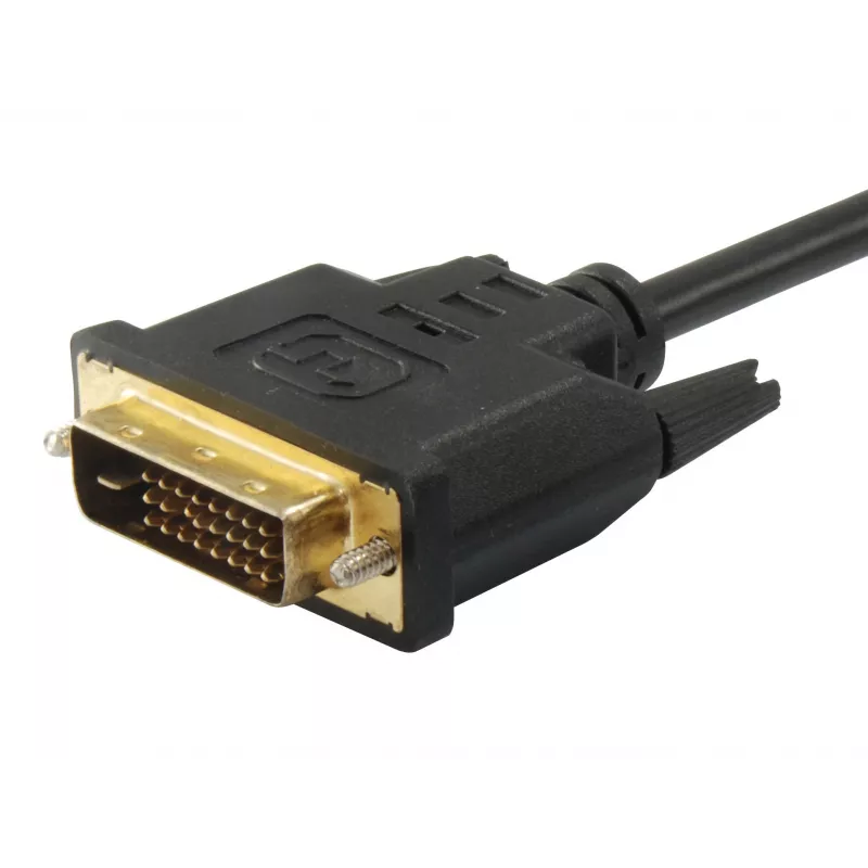 Equip HDMI auf DVI-D Single Link Kabel, 2m, 2 m, HDMI, DVI-D, Stecker, Stecker, Gold