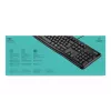 LOGITECH K120 Tastatur - USB kabelgebunden - Qwerty US/International
