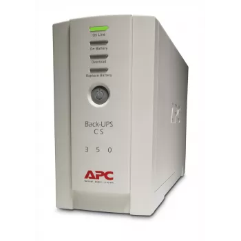 APC Back-UPS, 350VA/210W, Tower, 230V, 4x IEC C13 Steckdosen, benutzerwechselbare Batterie