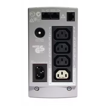 APC Back-UPS, 500VA/300W, Tower, 230V, 4x IEC C13 Steckdosen, austauschbare Batterie