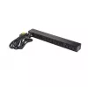APC AP9565 Basic Rack-Stromverteiler (PDU), 1U, einphasig, 16 A, 208/230 V, 3680 W, 12 C13-Ausgänge, C20-Eingang, 2,5 m Kabel, Schwarz