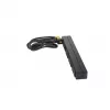 APC AP9565 Basic Rack-Stromverteiler (PDU), 1U, einphasig, 16 A, 208/230 V, 3680 W, 12 C13-Ausgänge, C20-Eingang, 2,5 m Kabel, Schwarz