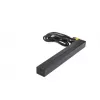 APC AP9565 Basic Rack-Stromverteiler (PDU), 1U, einphasig, 16 A, 208/230 V, 3680 W, 12 C13-Ausgänge, C20-Eingang, 2,5 m Kabel, Schwarz