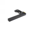APC AP9565 Basic Rack-Stromverteiler (PDU), 1U, einphasig, 16 A, 208/230 V, 3680 W, 12 C13-Ausgänge, C20-Eingang, 2,5 m Kabel, Schwarz
