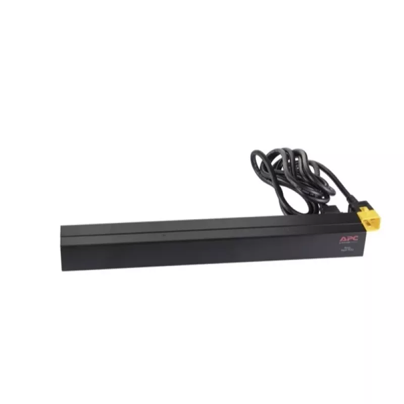 APC AP9565 Basic Rack-Stromverteiler (PDU), 1U, einphasig, 16 A, 208/230 V, 3680 W, 12 C13-Ausgänge, C20-Eingang, 2,5 m Kabel, Schwarz