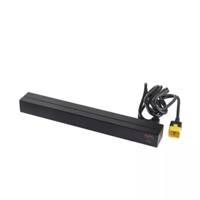APC AP9565 Basic Rack-Stromverteiler (PDU), 1U, einphasig, 16 A, 208/230 V, 3680 W, 12 C13-Ausgänge, C20-Eingang, 2,5 m Kabel, Schwarz