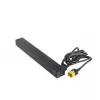 APC AP9565 Basic Rack-Stromverteiler (PDU), 1U, einphasig, 16 A, 208/230 V, 3680 W, 12 C13-Ausgänge, C20-Eingang, 2,5 m Kabel, Schwarz