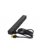 APC AP9565 Basic Rack-Stromverteiler (PDU), 1U, einphasig, 16 A, 208/230 V, 3680 W, 12 C13-Ausgänge, C20-Eingang, 2,5 m Kabel, Schwarz