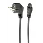 Gembird PC-186-ML12 Netzkabel, CEE 7/7 auf C5, 1,8 m, VDE, Schwarz