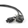 Gembird PC-186-ML12 Netzkabel, CEE 7/7 auf C5, 1,8 m, VDE, Schwarz
