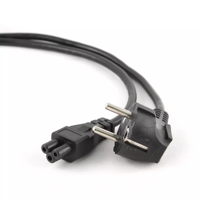 Gembird PC-186-ML12 Netzkabel, CEE 7/7 auf C5, 1,8 m, VDE, Schwarz