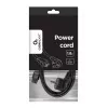 Gembird PC-186-ML12 Netzkabel, CEE 7/7 auf C5, 1,8 m, VDE, Schwarz