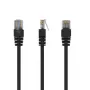 Netzwerkkabel Gembird PP12-0.5M/BK RJ45 Cat5e 0,5m Schwarz
