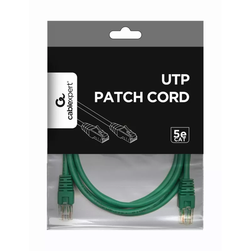 GEMBIRD Patchkabel – Cat 5e – UTP – 1 m – Grün