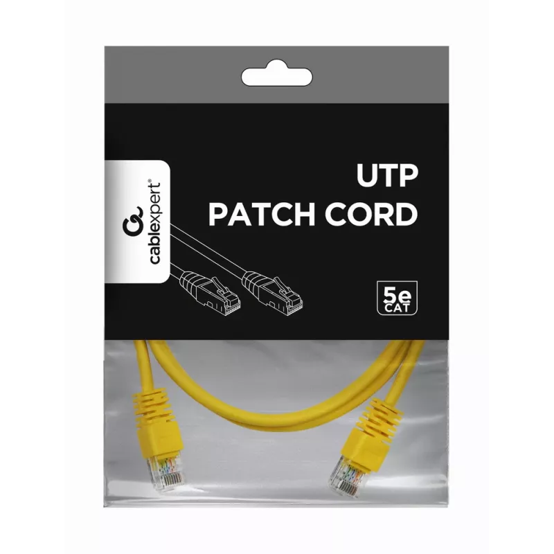GEMBIRD Patchkabel - Cat 5e - UTP - 1 m - Gelb