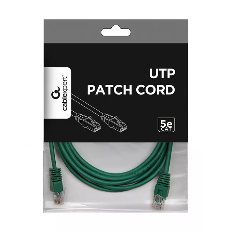 GEMBIRD Patchkabel - Cat 5e - UTP - 3m - grün