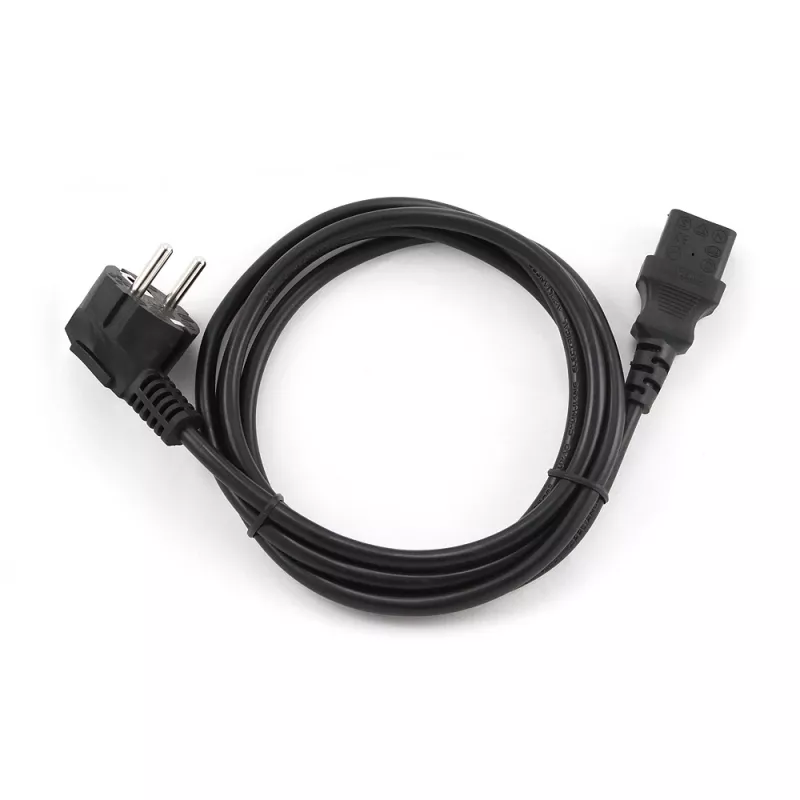 Gembird PC-186-VDE Netzkabel, CEE 7/7 auf C13, VDE, 1,8 m, Schwarz