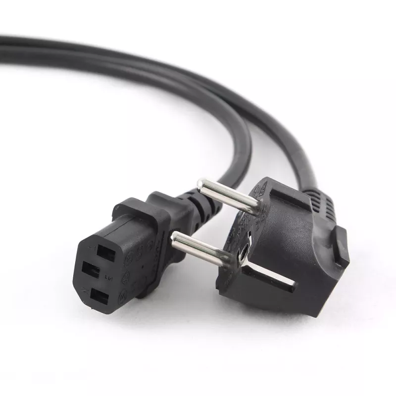 Gembird PC-186-VDE Netzkabel, CEE 7/7 auf C13, VDE, 1,8 m, Schwarz