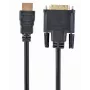 GEMBIRD HDMI zu DVI Stecker-Stecker Kabel mit vergoldeten Steckern 2,0 m Bulk-Verpackung