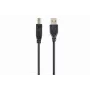 USB-Kabel, Gembird 4,5 m USB 2.0 A/B M, Schwarz, Stecker/Stecker